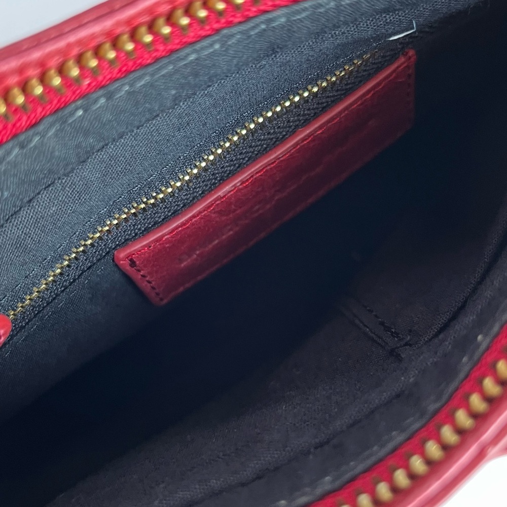 Balenciaga red mini crossbody city bag with gold Hardware - Picture 12 of 12